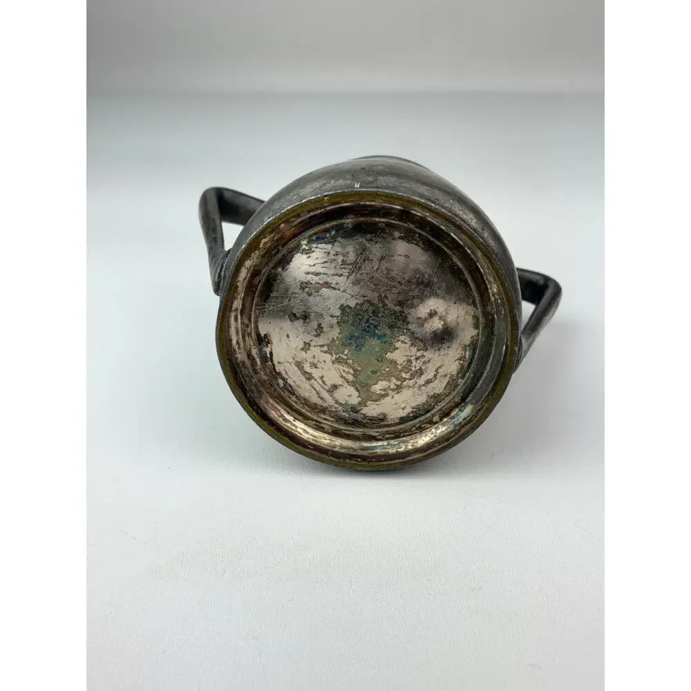 Antique Mfd Silver Plated Reed & Barton Silverplate Sugar Bowl Mug